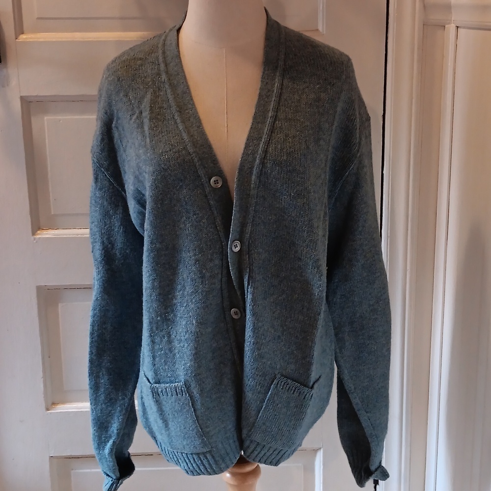 Vintage wool blend Jantzen grandma cardigan sweater
